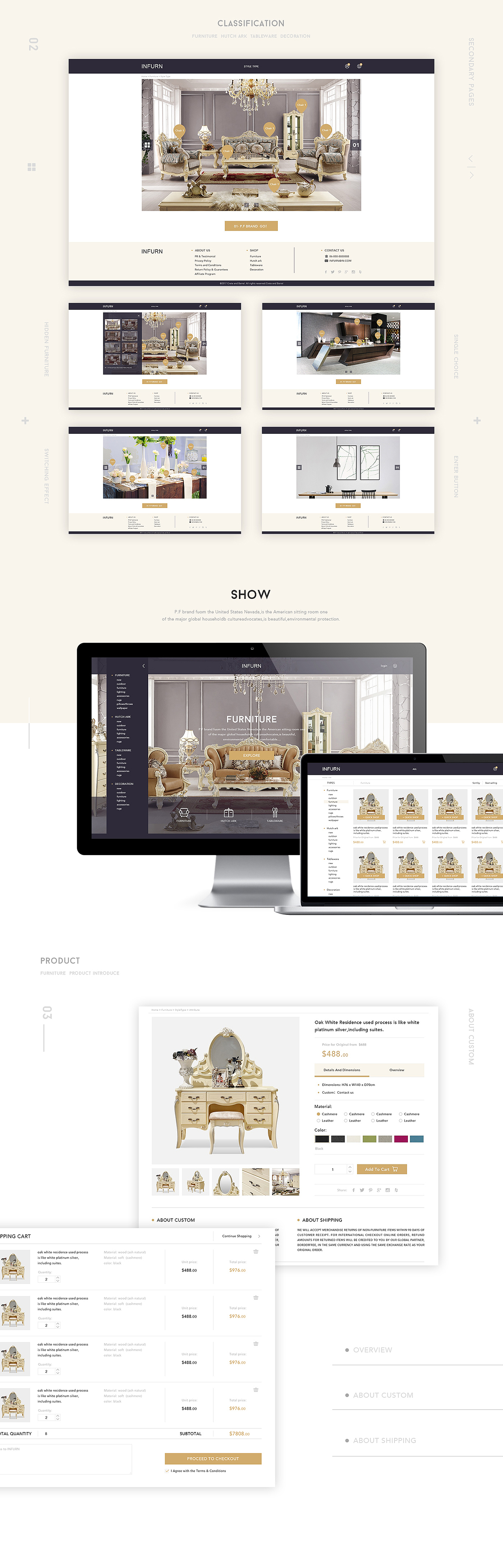 【家具橱柜】独立商城官网PC首页宝贝详情页面设计/挂画／刀具/奢侈品/生活/海报/banner（图ZNzYxMDkyMzI=） - 企业官网 - 站酷设计师Li_kkk原创素材 - 站酷ZCOOL