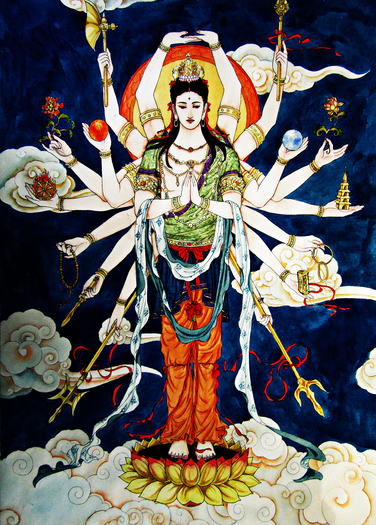 千手观音#动漫作品