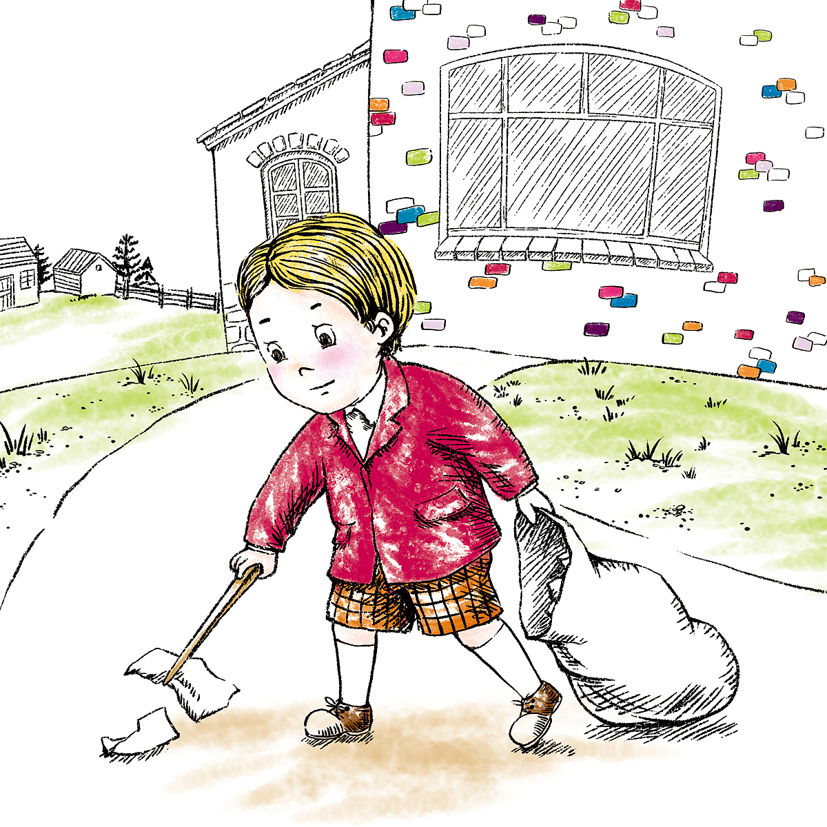 儿童绘本中国风水墨插画（图ZMTEyMjAzNjMy） - 绘本 - 站酷设计师汉图文化公司原创素材 - 站酷ZCOOL