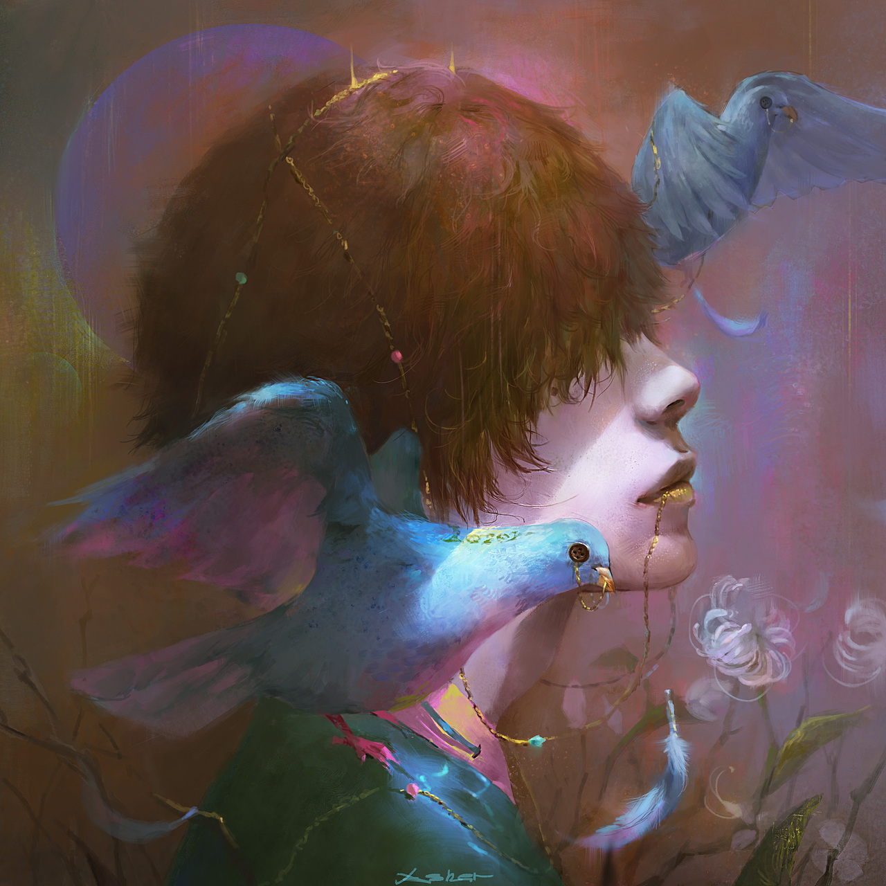 米津玄师头像之二创作45粉丝11787南宁 | 插画师tx灼灼创作51粉丝