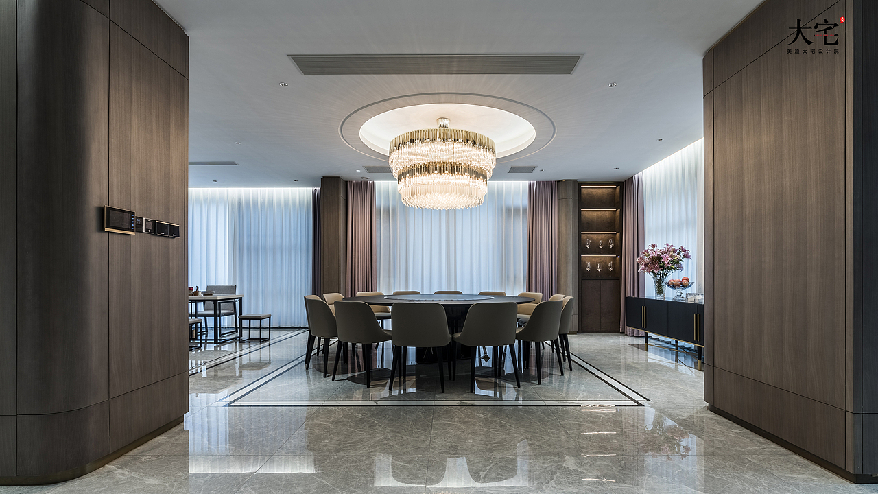 客厅的这个装饰真的爱了，用餐氛围杠杠的