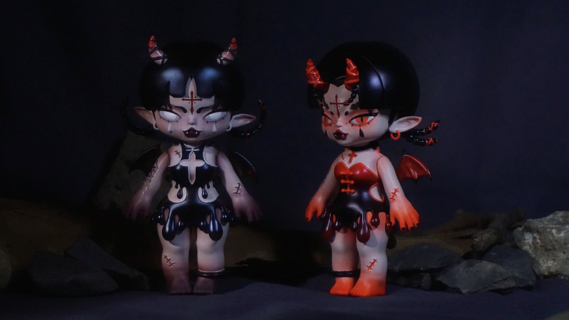 RABBITIGER&MAO MAO三生囿双生系列潮玩实拍（图ZMzI3NDk4MjAw） - 玩具 - 站酷设计师MAOMAO毛子原创素材 - 站酷ZCOOL