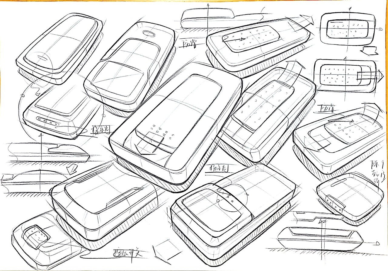 产品手绘‖  造型人机场景与故事版