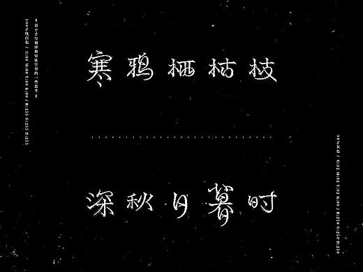 基于手写规律和宋体字型的探索