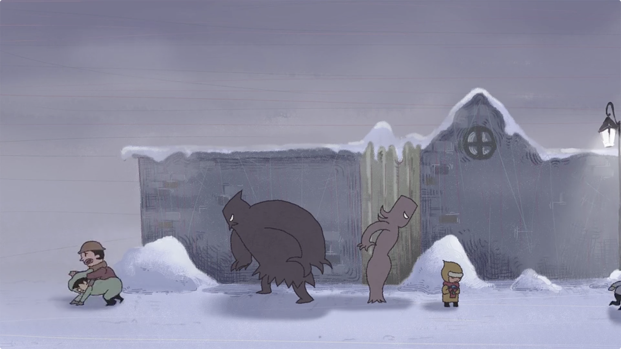 《是怪兽》动画短片