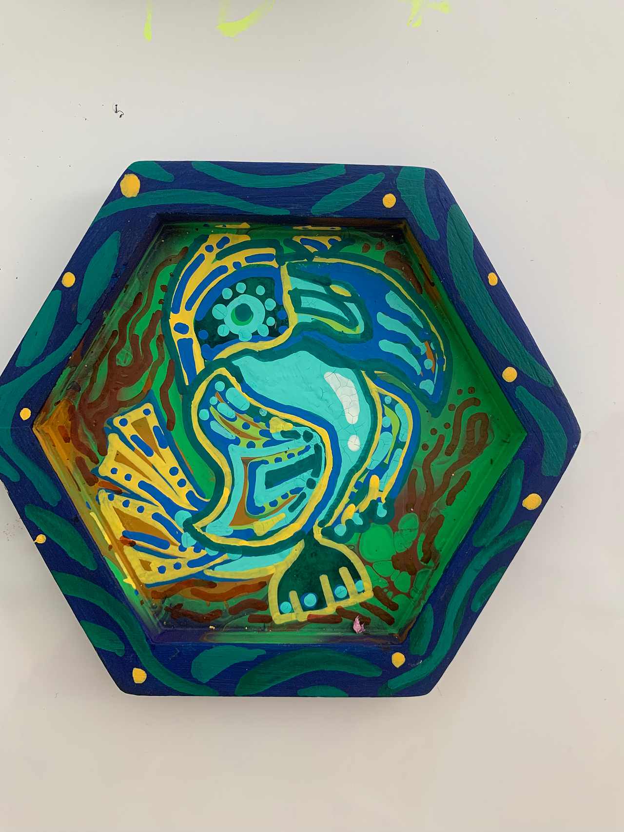 六边形组合冰箱贴