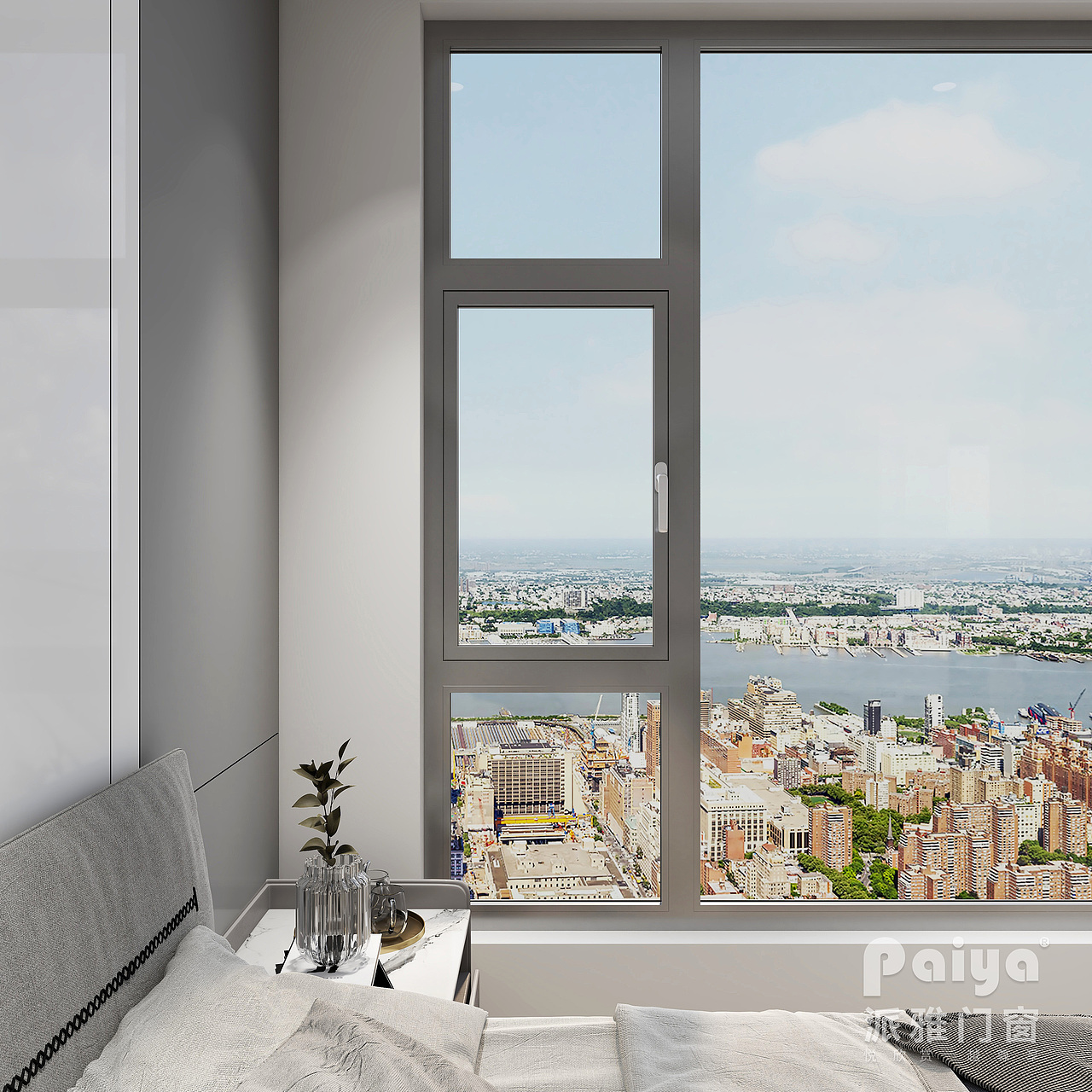 十大门窗品牌派雅-铝合金门窗效果图