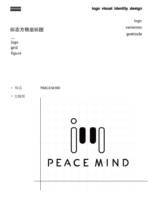 PEACEMIND咖啡甜点—LOGO 设计