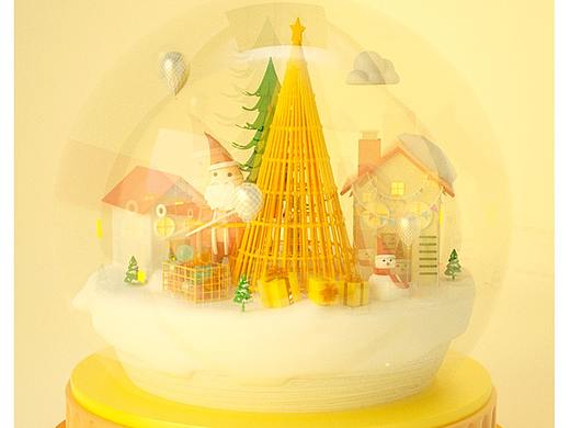 圣誕C4D作品（個(gè)人主頁-ZNDQwMDk2NTI=） - 場(chǎng)景 - 站酷設(shè)計(jì)師偽文青青年原創(chuàng)素材 - 站酷ZCOOL