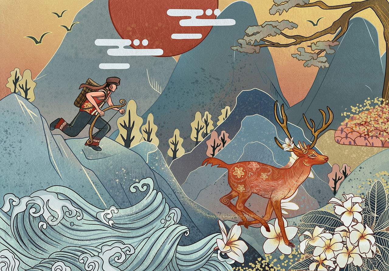 一见钟情神鹿回头