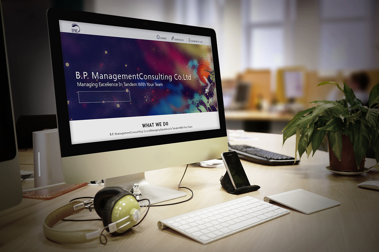 一个网页的主画面