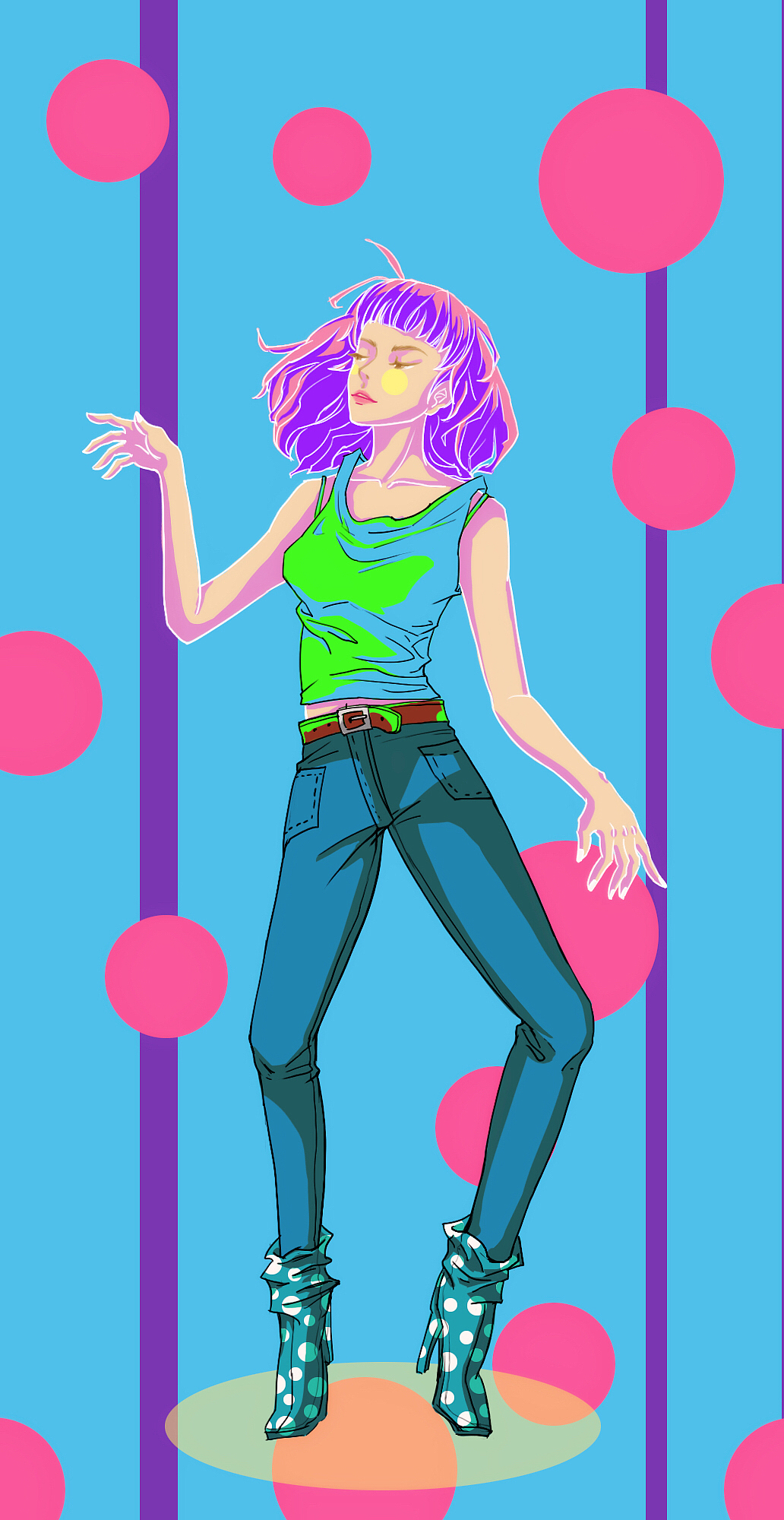 即兴舞蹈（图ZMTEzNzMyODg4） - 艺术插画 - 站酷设计师风左原创素材 - 站酷ZCOOL