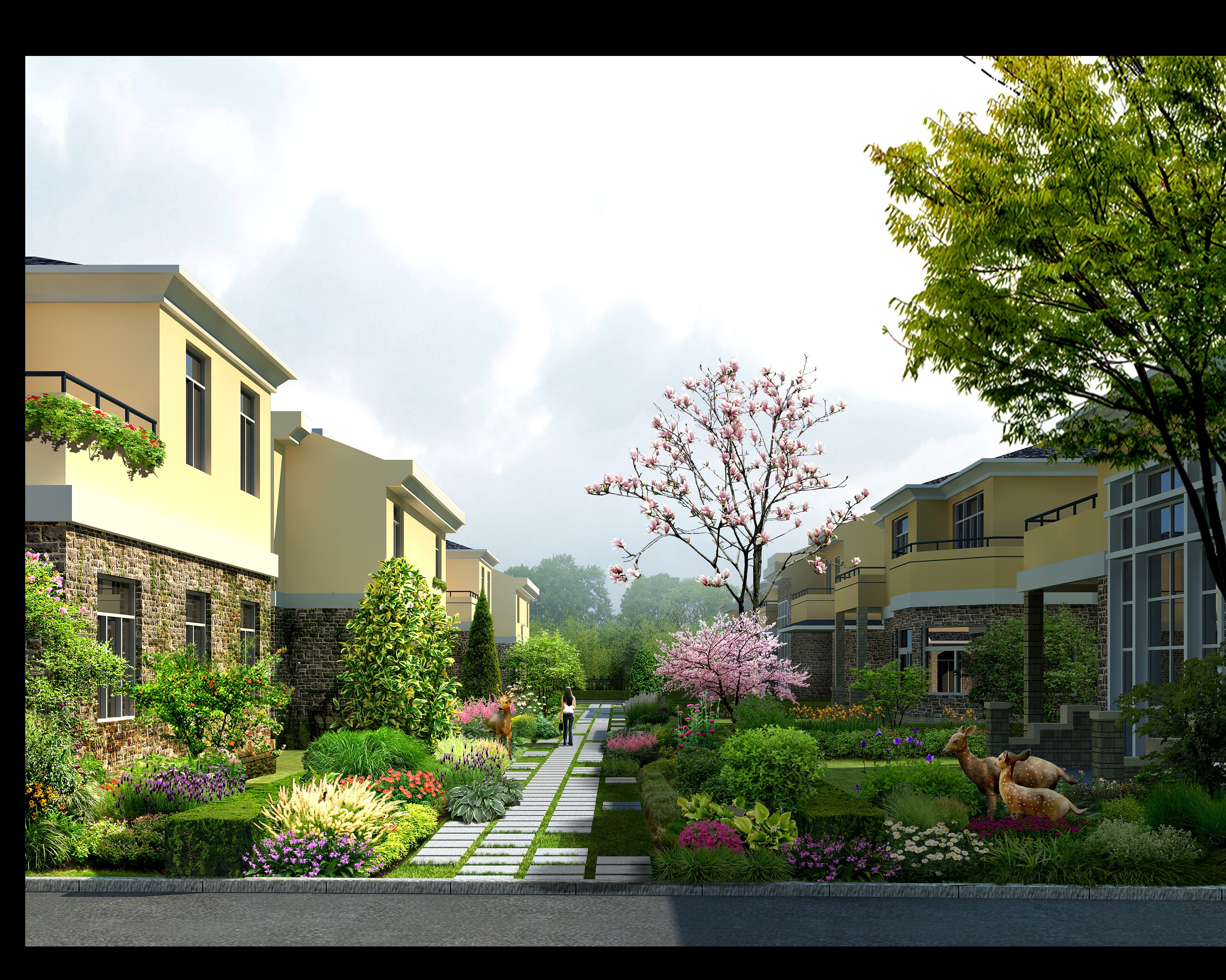 1992效果图出图室外效果