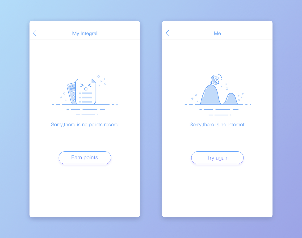 MBE风格缺省页（图ZNjY3MTE2MDA=） - APP界面 - 站酷设计师fancy33原创素材 - 站酷ZCOOL