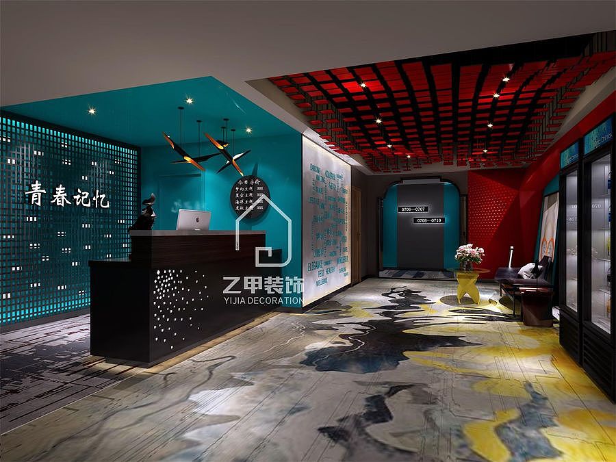 遂宁主题酒店设计案例|青春记忆主题酒店