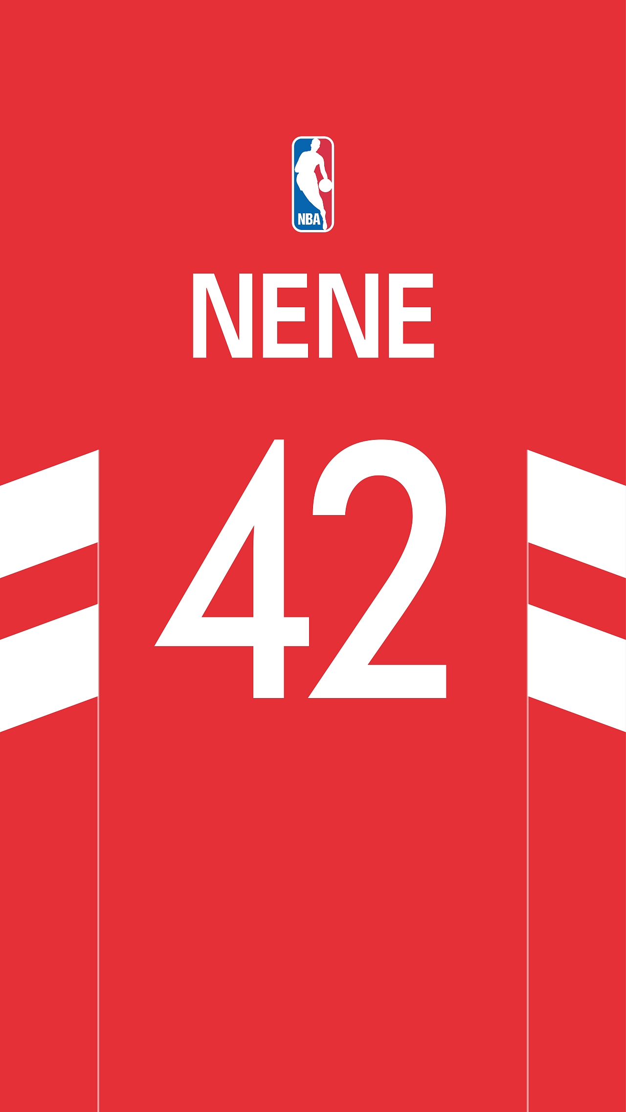 NBA 火箭队 红色球衣主题 / 手机壁纸