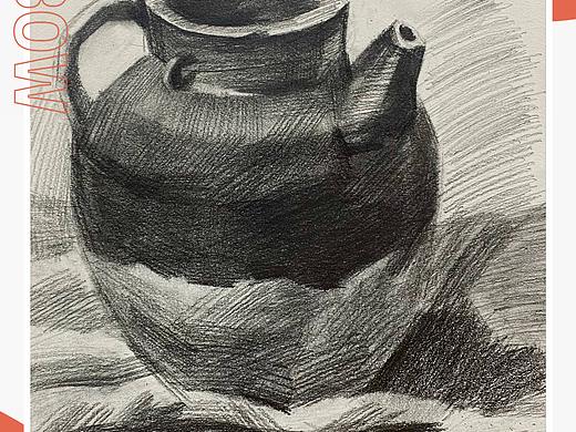 小小艺术家花花素描集-瓶子、壶等艺术品