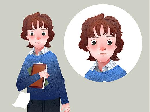 插畫人物練習(xí)（個人主頁-ZMjkyNzcwMTI=） - 創(chuàng)作習(xí)作 - 站酷設(shè)計師畫畫的小h原創(chuàng)素材 - 站酷ZCOOL