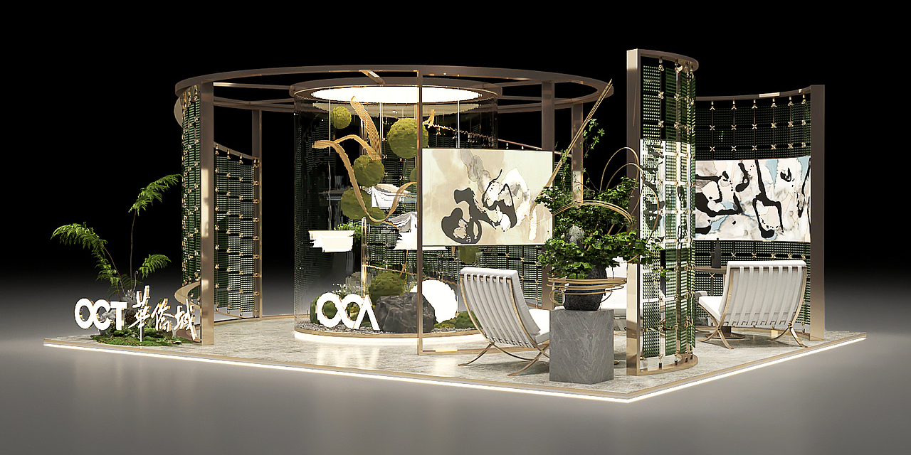 华侨城艺术临展（图ZMzQ2MzA2MTI4） - 展陈设计 - 站酷设计师Echo不爱吃香菜原创素材 - 站酷ZCOOL