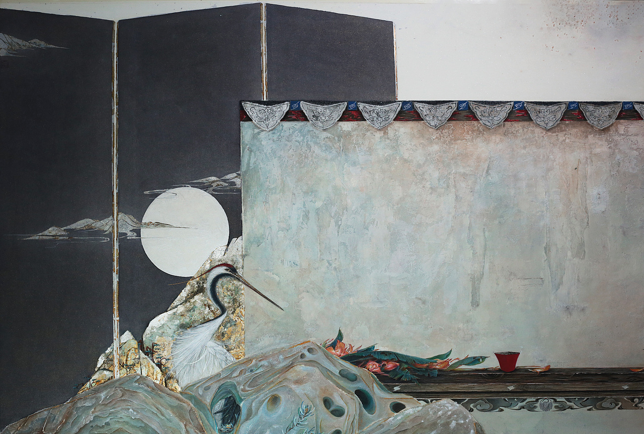 《临江仙引图》（图ZMTU3MzQ3MTIw） - 绘画 - 站酷设计师三山七鸦原创素材 - 站酷ZCOOL