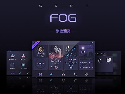 汽車中控界面設(shè)計(jì)（個(gè)人主頁(yè)-ZNDkyOTAzNjA=） - 其他UI - 站酷設(shè)計(jì)師mercury_Gao原創(chuàng)素材 - 站酷ZCOOL