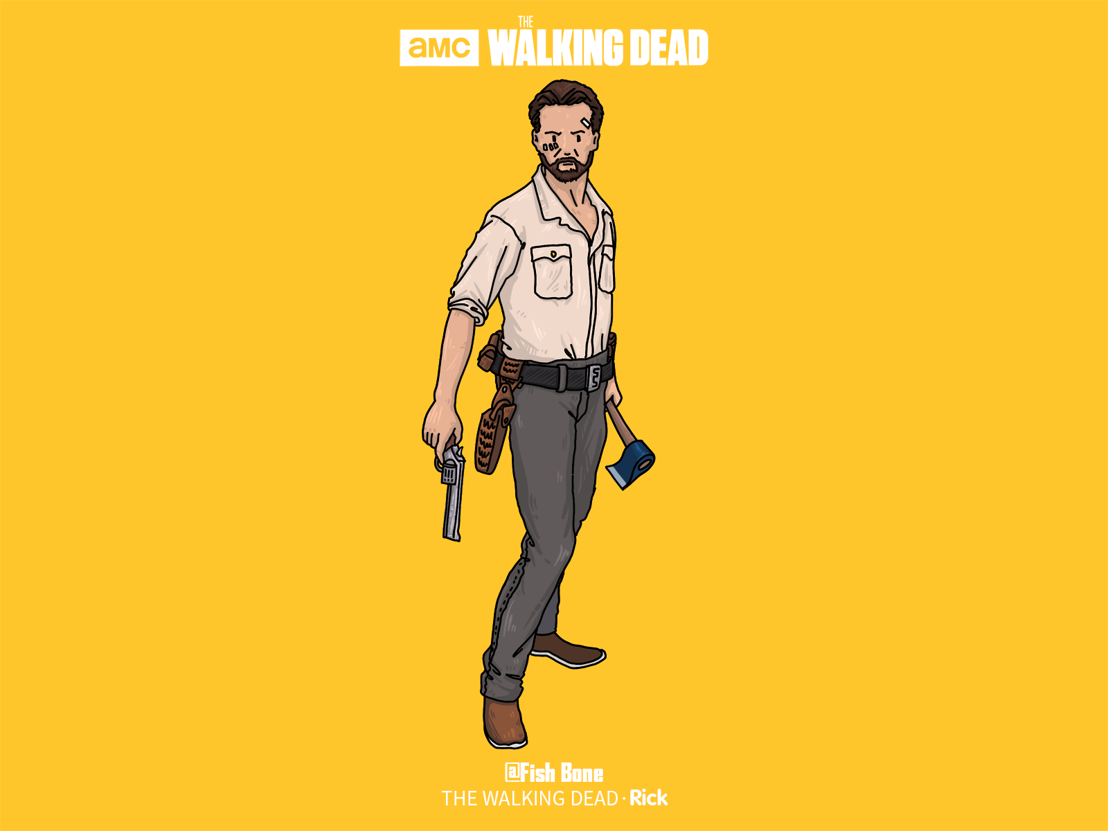 thewalkingdead行尸走肉系列插画