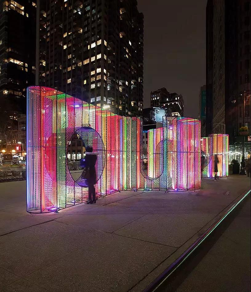 潮流基地-多孔打卡装置艺术墙-幻彩座椅（图ZMjExMjA4Mzk2） - 景观设计 - 站酷设计师悟兴视界原创素材 - 站酷ZCOOL