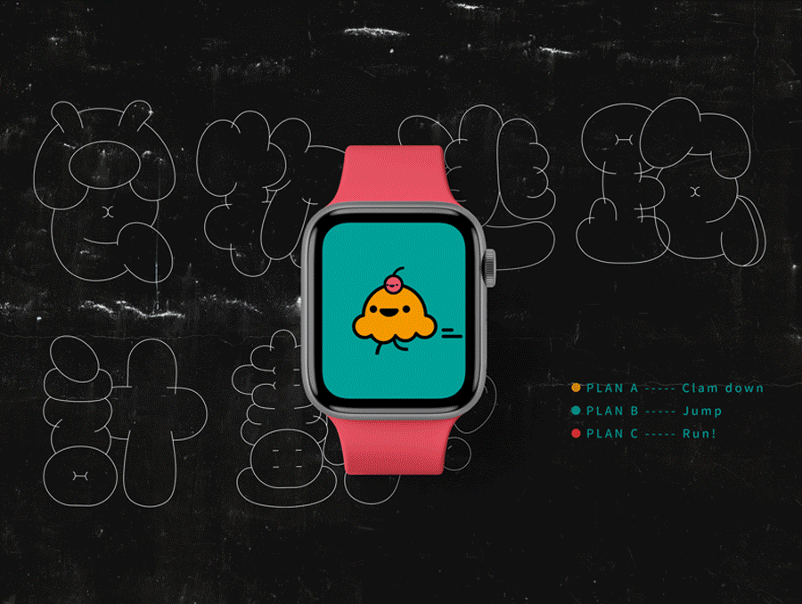 食物逃跑计划（图ZMjIxMDEzOTA4） - IP形象 - 站酷设计师YUN视觉实验室原创素材 - 站酷ZCOOL