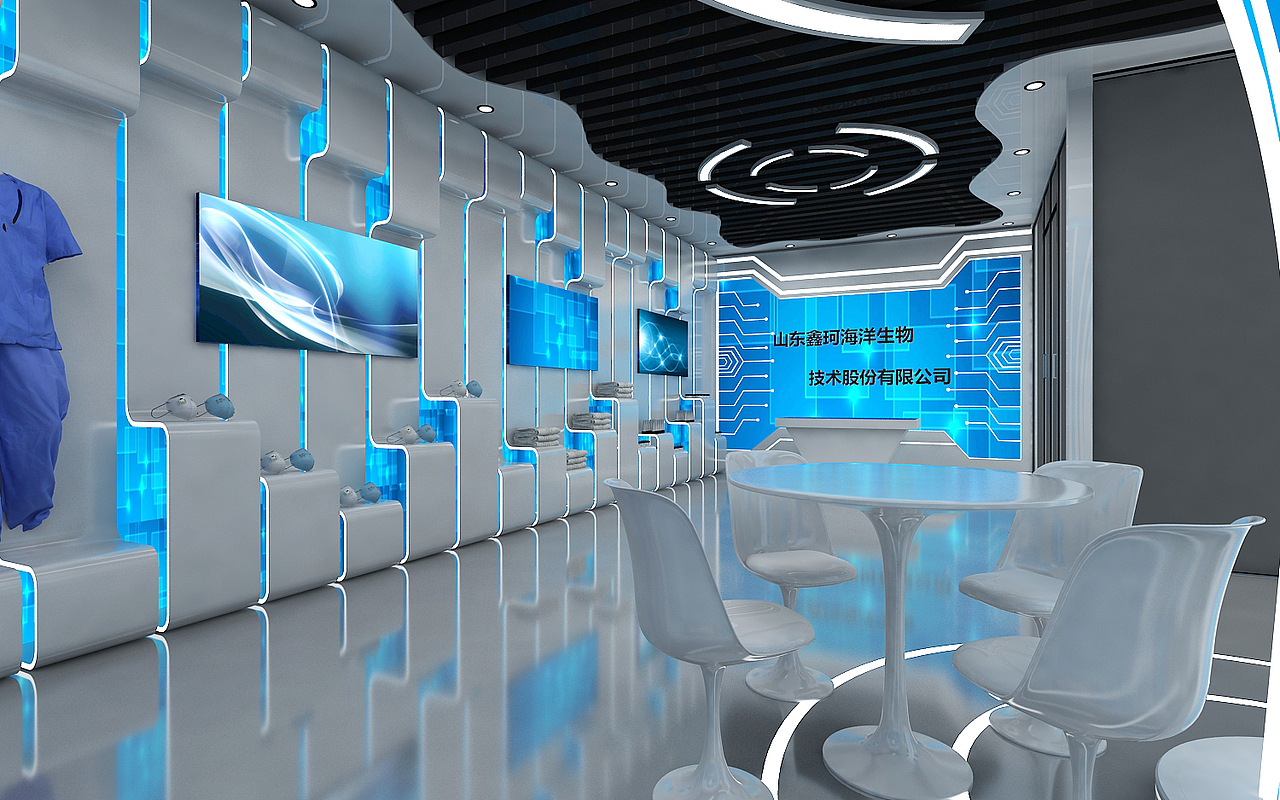 造型感,科技感的展厅效果图设计广州/设计爱好者/1年前/971浏览bigggg