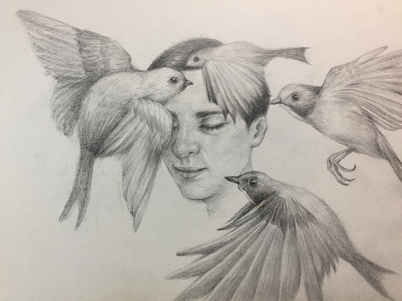 一些素描人像练习（图ZMTI4MDU4NzYw） - 绘画 - 站酷设计师梦狸子原创素材 - 站酷ZCOOL