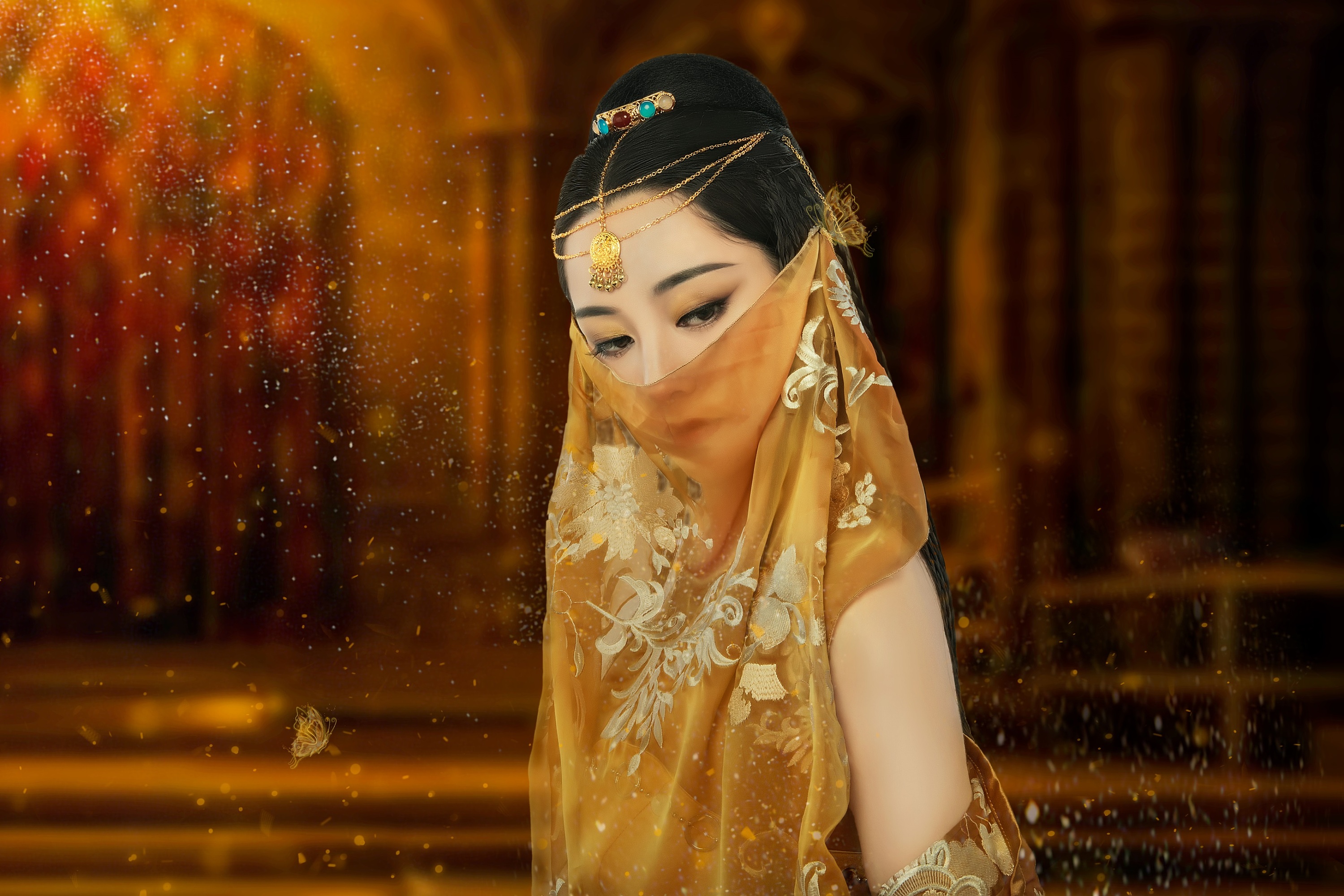 天香国色古装摄影-【倾城之恋】