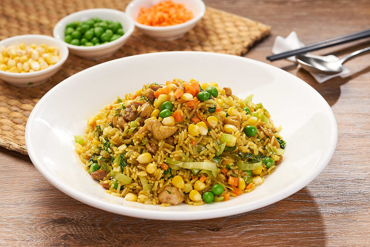 熊师傅炒饭 外卖图拍摄