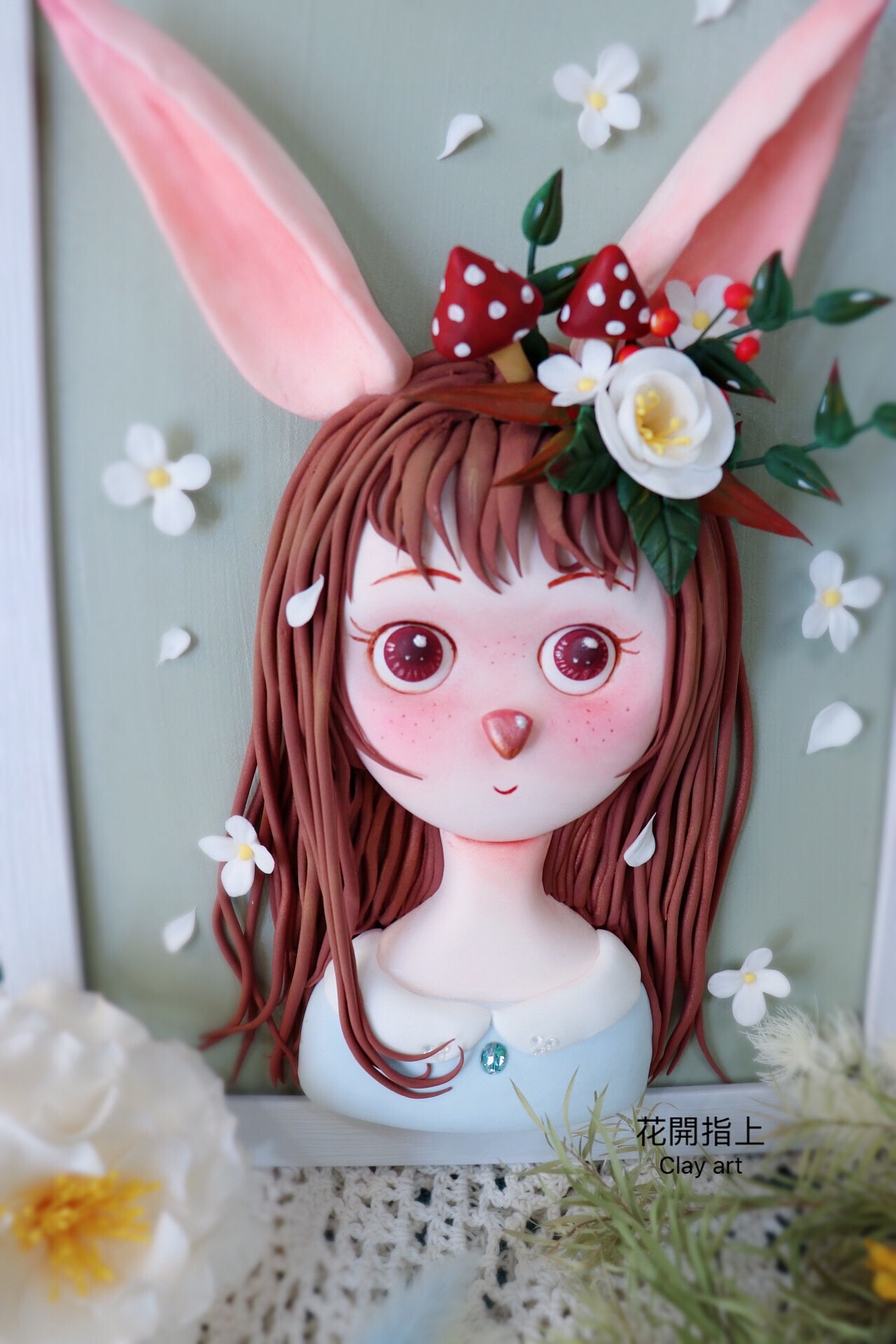 超轻粘土浮雕画～