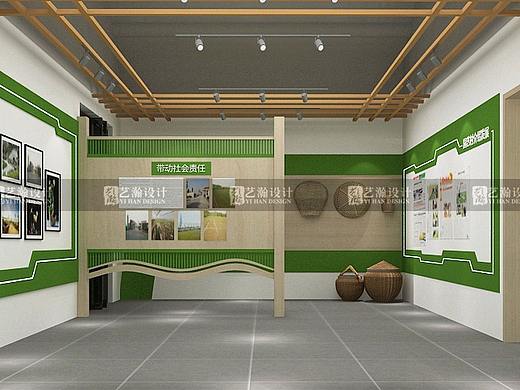 水仙花展厅空间设计展会展厅效果图设计室内设计