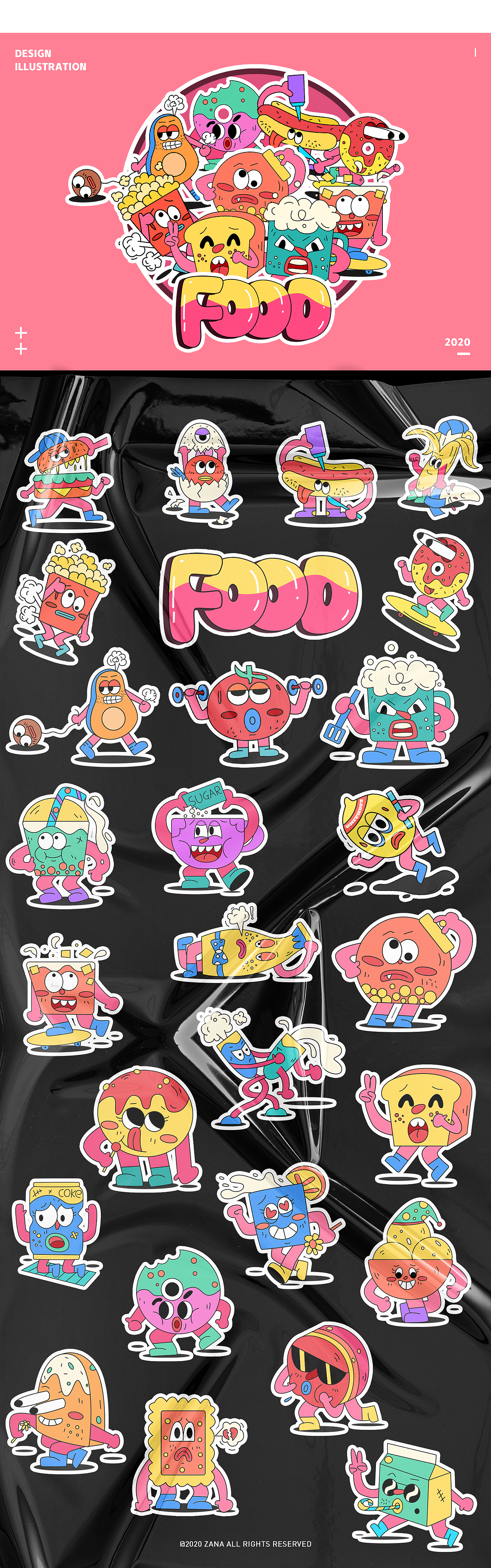 DOODLE（图ZMjM4NTM4Nzcy） - 新锐潮流插画 - 站酷设计师Zana_20原创素材 - 站酷ZCOOL