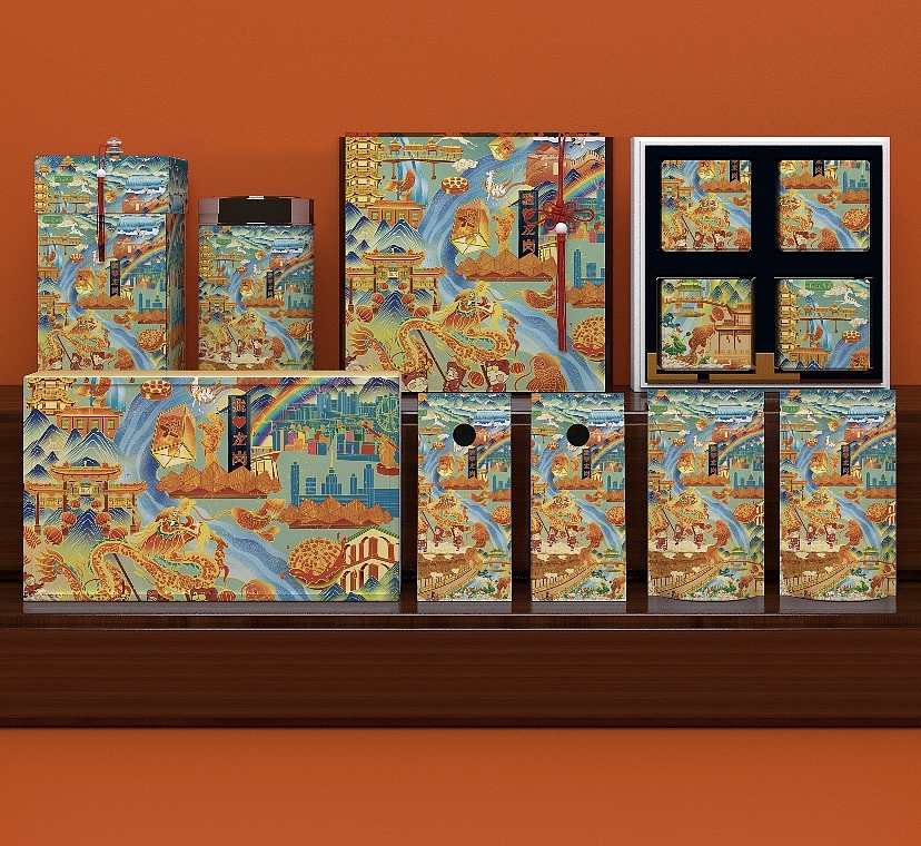 《龙岗印象🐲》国潮插画