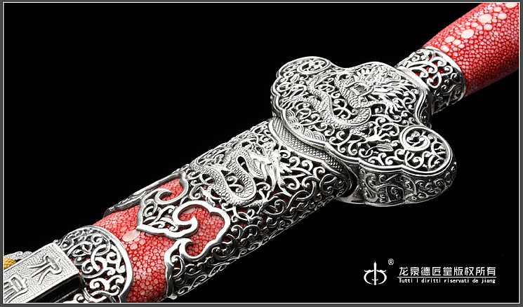 德匠堂宝剑-龙泉刀剑-泉宗-康熙佩剑(DJ-2786)