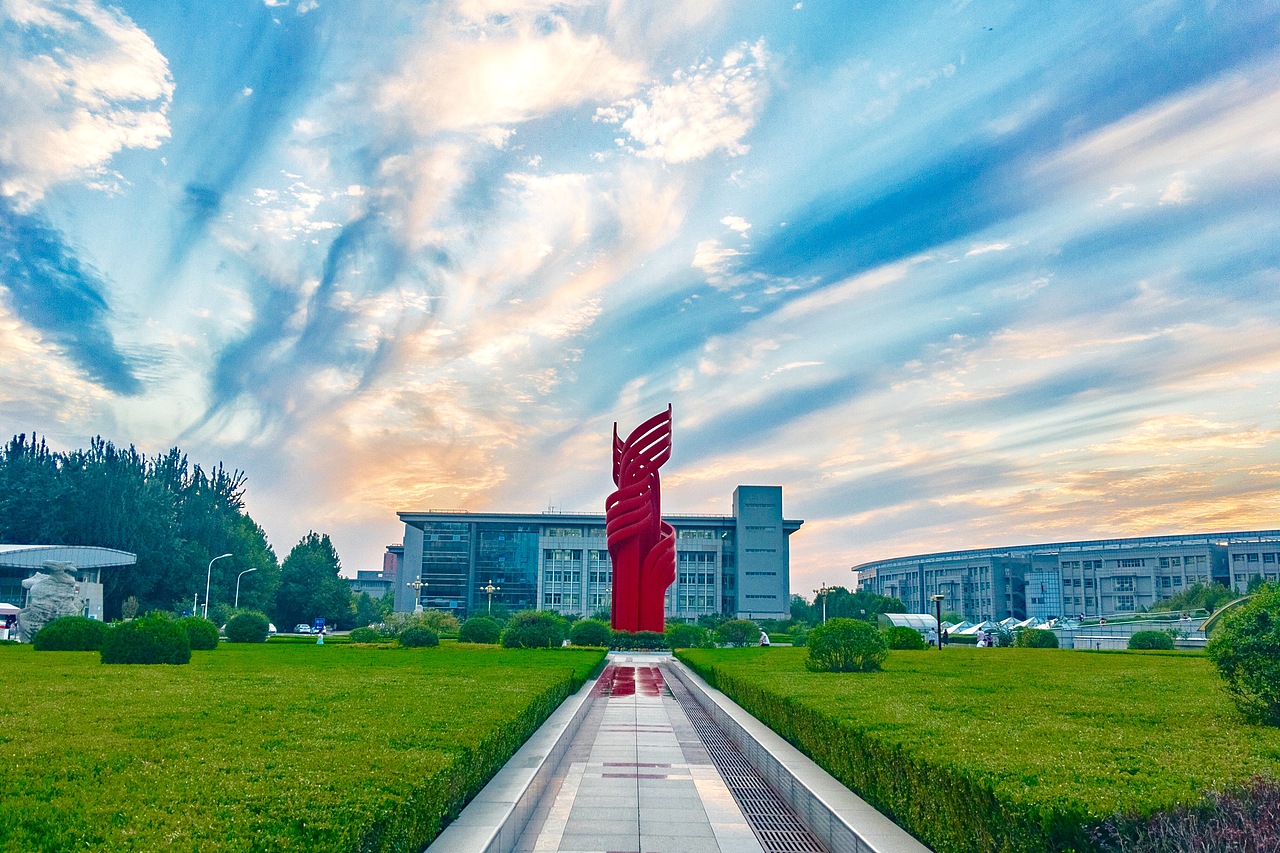 济南大学风景照片