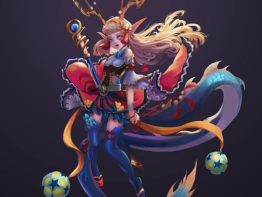 龙女 临摹