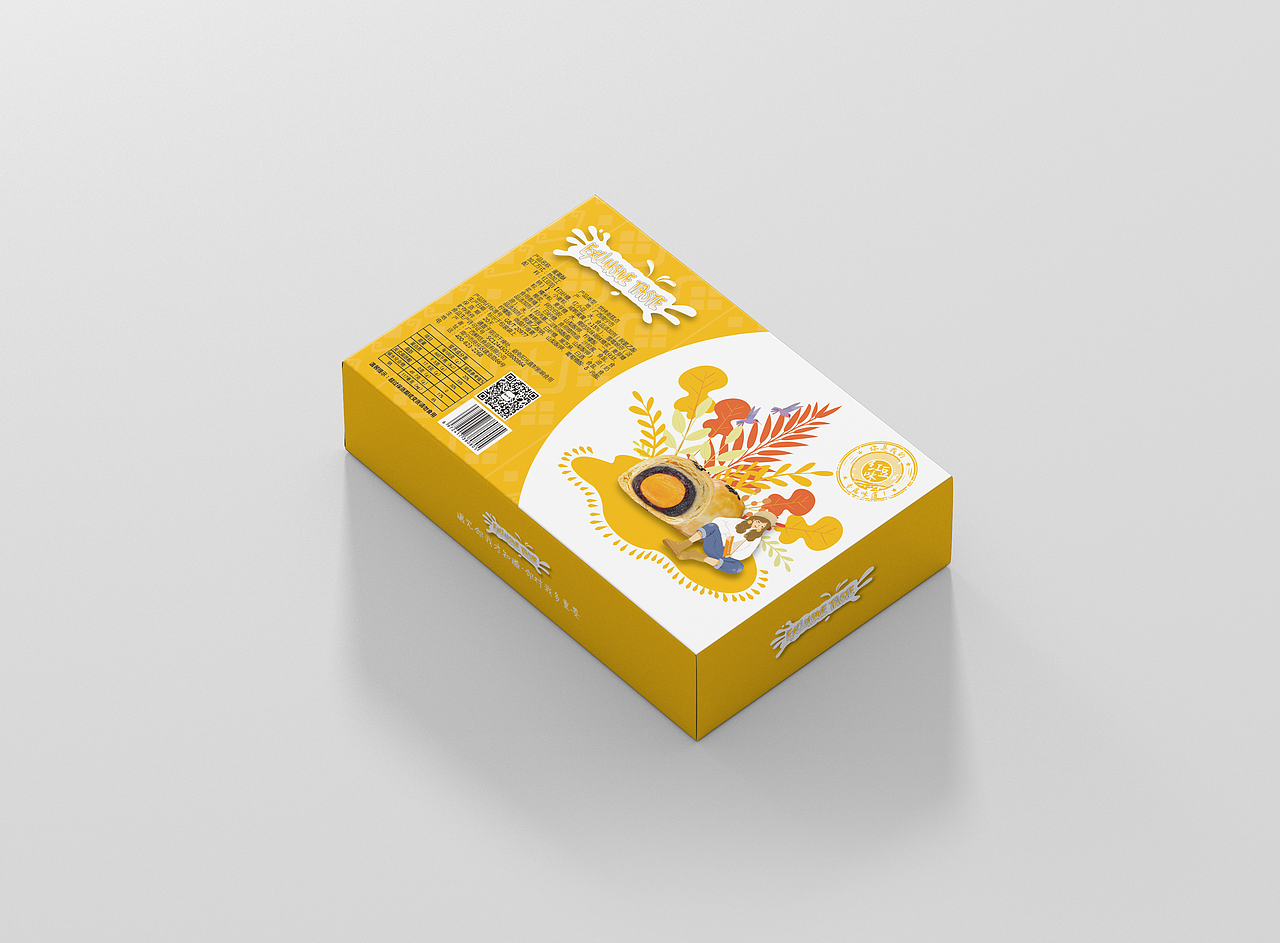 蛋黄酥包装设计（图ZMTgyNzcxMjI0） - 包装 - 站酷设计师梁小铭原创素材 - 站酷ZCOOL