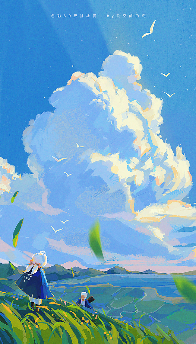 光遇合集|插画|创作习作|负空间的鸟 - 原创作品 - 站酷 (zcool)