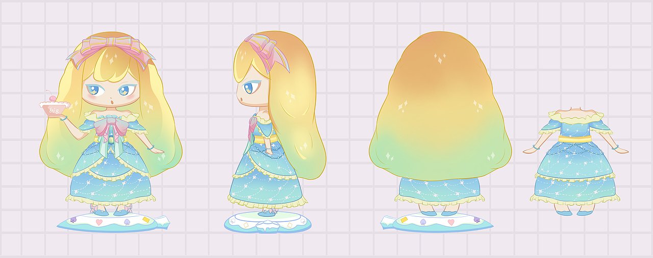 爱丽丝梦游仙境部分盲盒角色设计