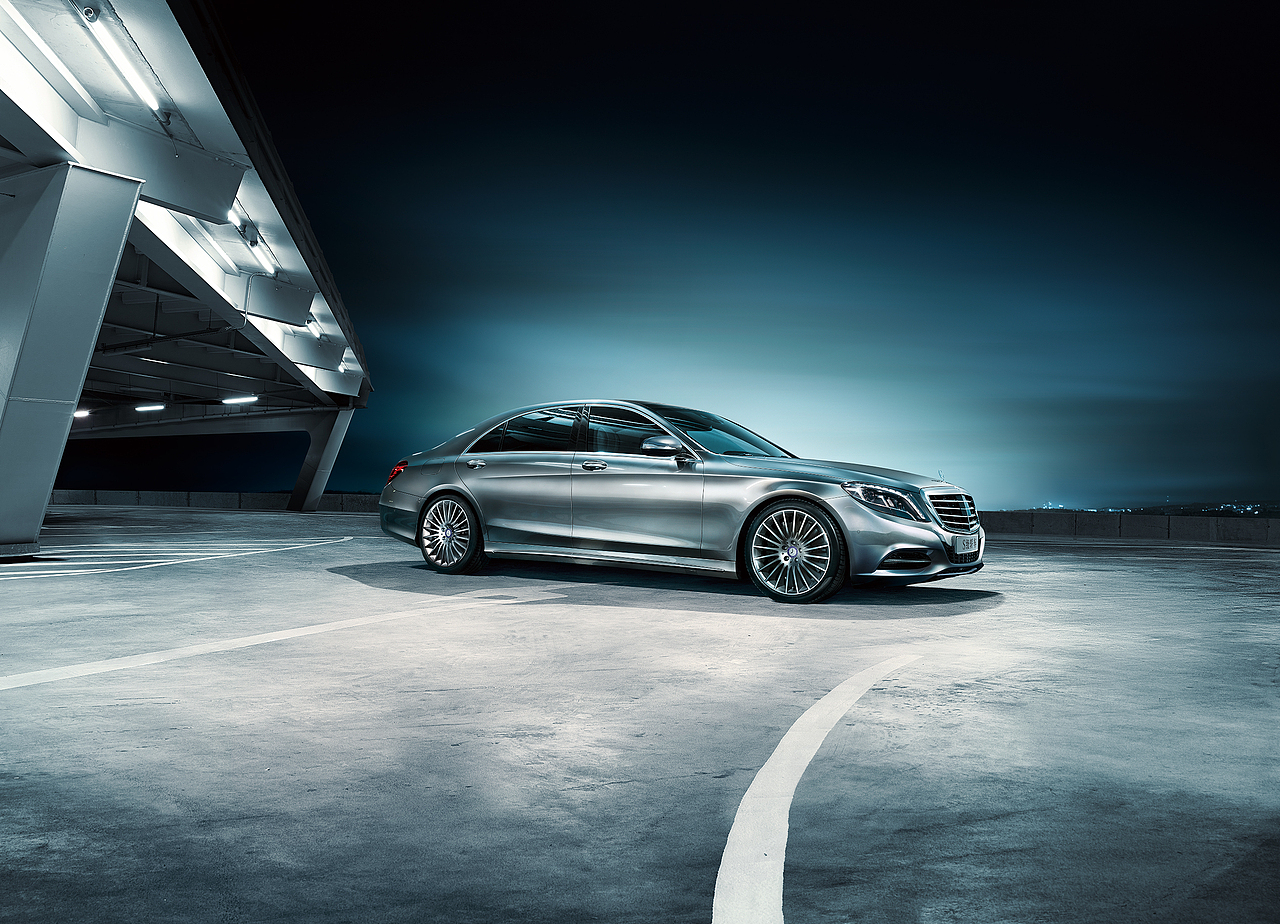 twoquarters2014年作品奔驰汽车广告渲染