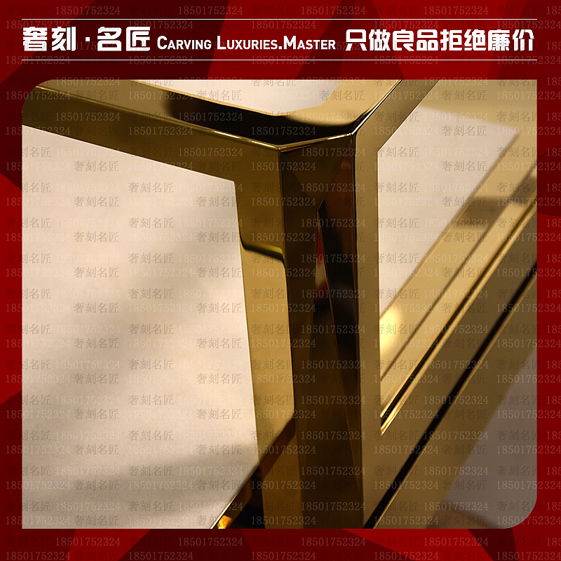 金属不锈钢镜面高端珠宝会所橱窗高柜珠宝展柜柜台定制