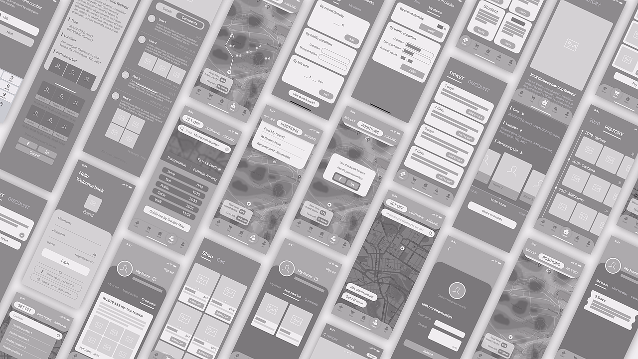 中国嘻哈音乐节APP产品设计（图ZMjE1NjQyMDE2） - 交互/UE - 站酷设计师Levin_Qu原创素材 - 站酷ZCOOL