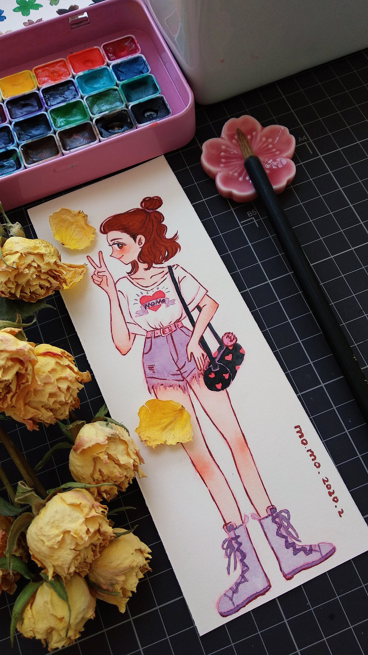 夏日少女 合集  临摹