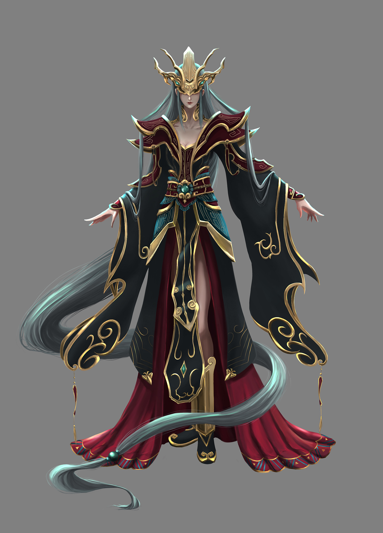 中式古风原画设计|插画|游戏原画|沉默花生 - 原创作品 - 站酷 (zcool