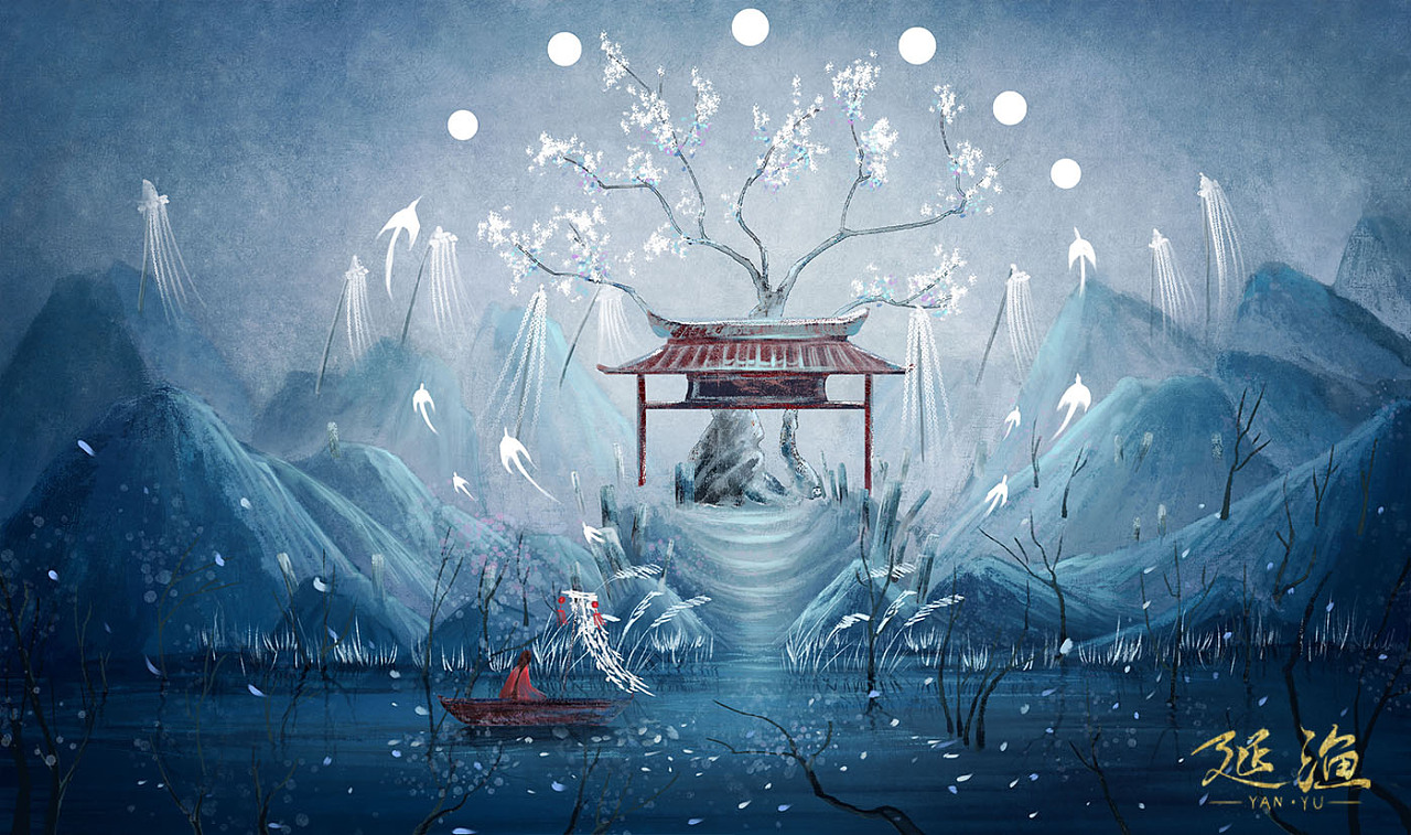 古风插画|插画|商业插画|延渔 - 原创作品 - 站酷 (zcool)