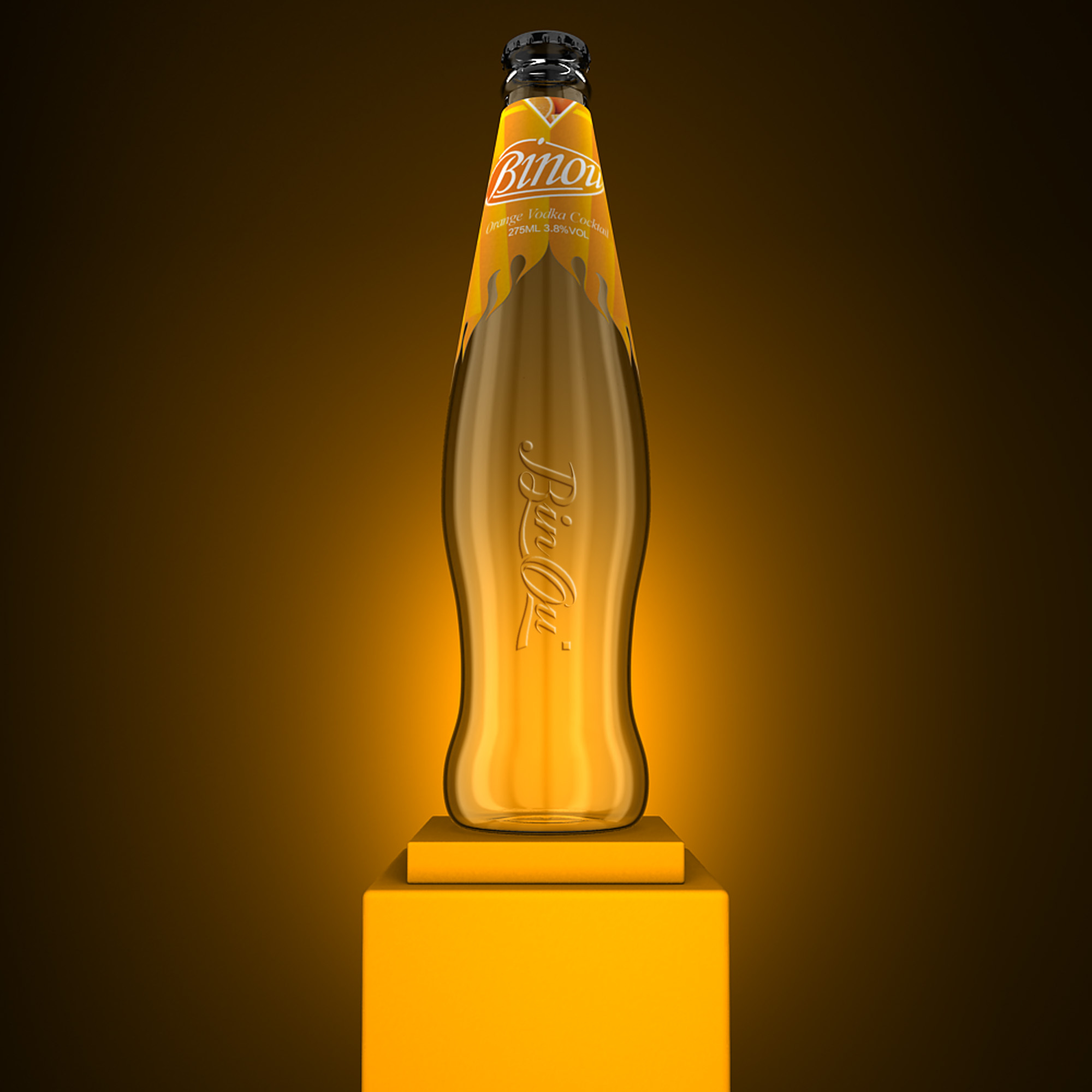 三维鸡尾酒设计