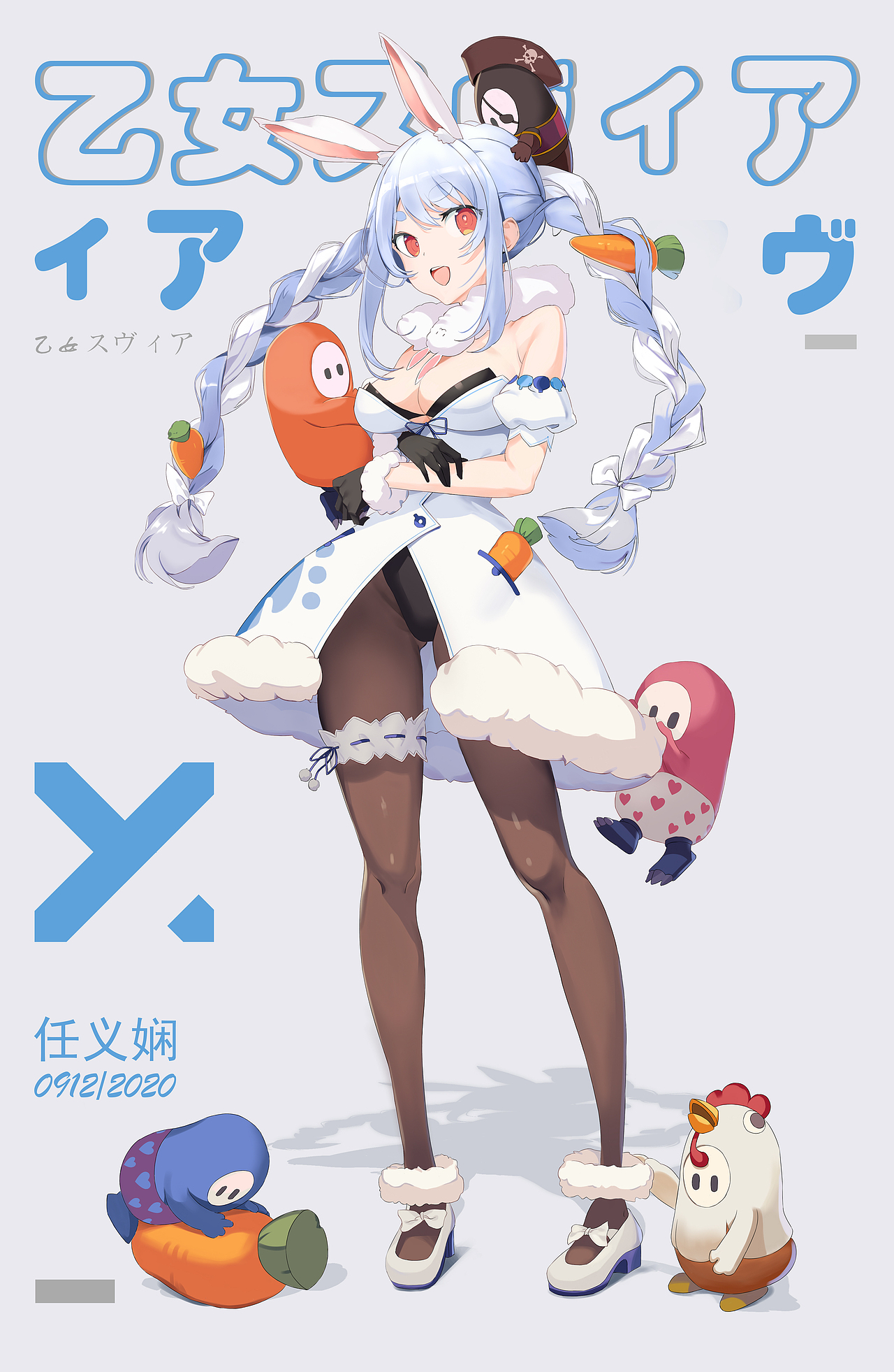 二次元立绘临摹练习（图ZMjI0NjAwOTY4） - 商业插画 - 站酷设计师女少女闲原创素材 - 站酷ZCOOL